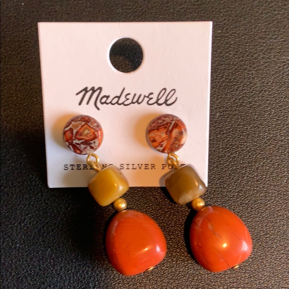 Madewell semi precious stone earrings